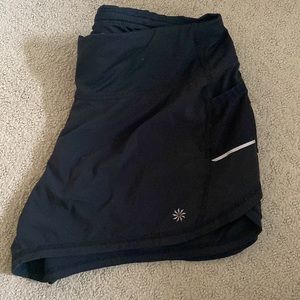 Athleta Black Running Short Size M